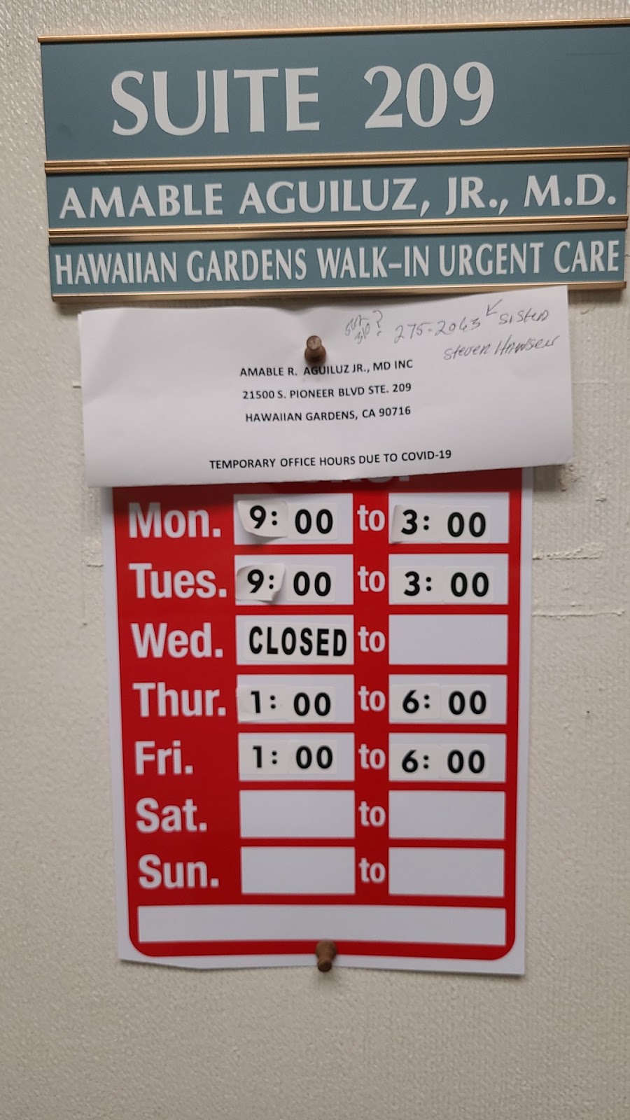 Hawaiian Gardens Walk-In Urgent Care | 21500 Pioneer Blvd #209, Hawaiian Gardens, CA 90716 | Phone: (562) 860-2442