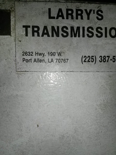 Larrys Transmission | 2632 U.S. Hwy 190, Port Allen, LA 70767, USA | Phone: (225) 387-5974