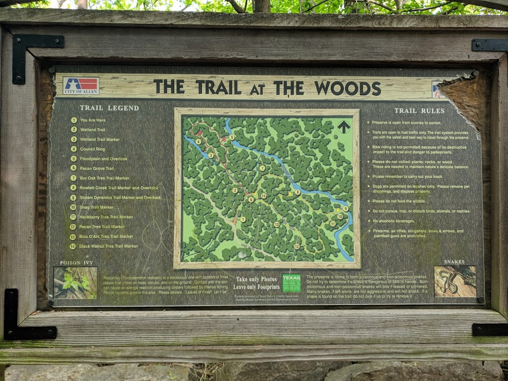 The Trail at the Woods | 1424 Rollins Dr, Allen, TX 75013, USA | Phone: (214) 509-4700