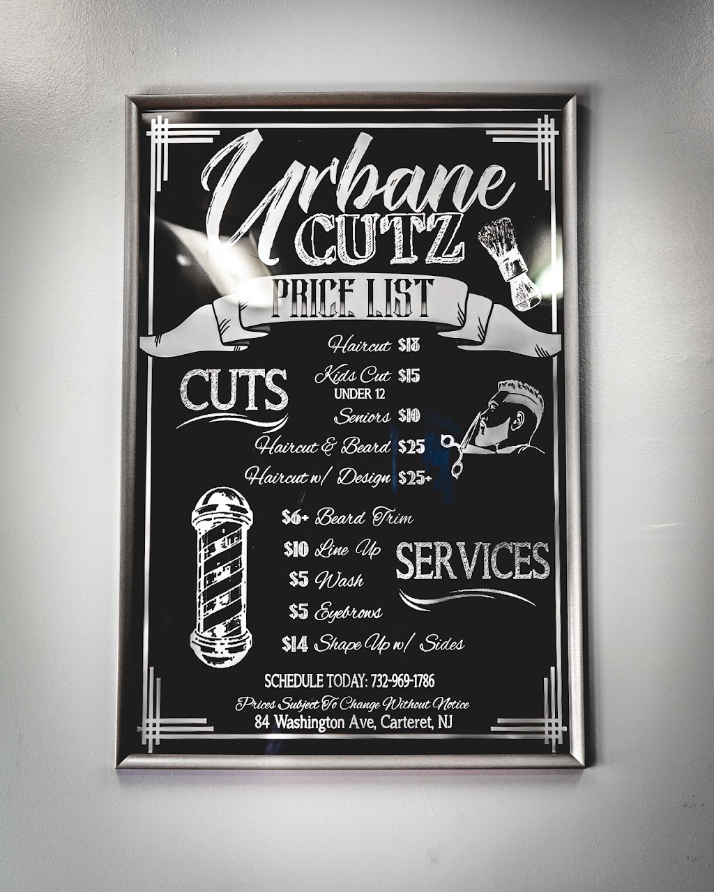 Urbane Cutz | 84 Washington Ave, Carteret, NJ 07008 | Phone: (732) 969-1786