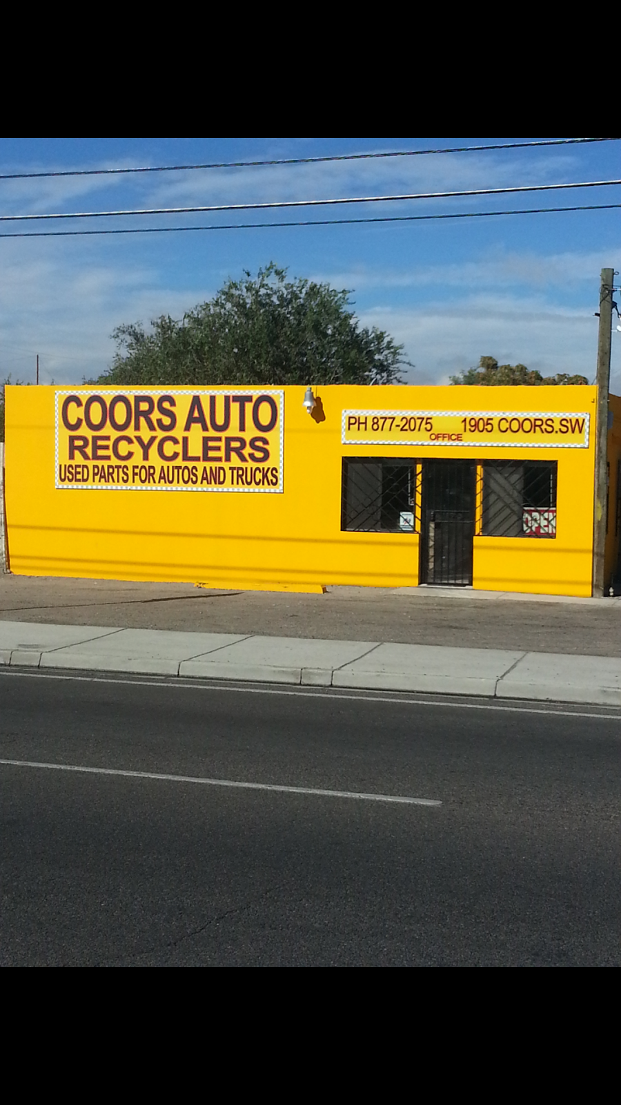 Coors Auto Recycling | 1905 Coors Blvd SW, Albuquerque, NM 87121, USA | Phone: (505) 877-2075