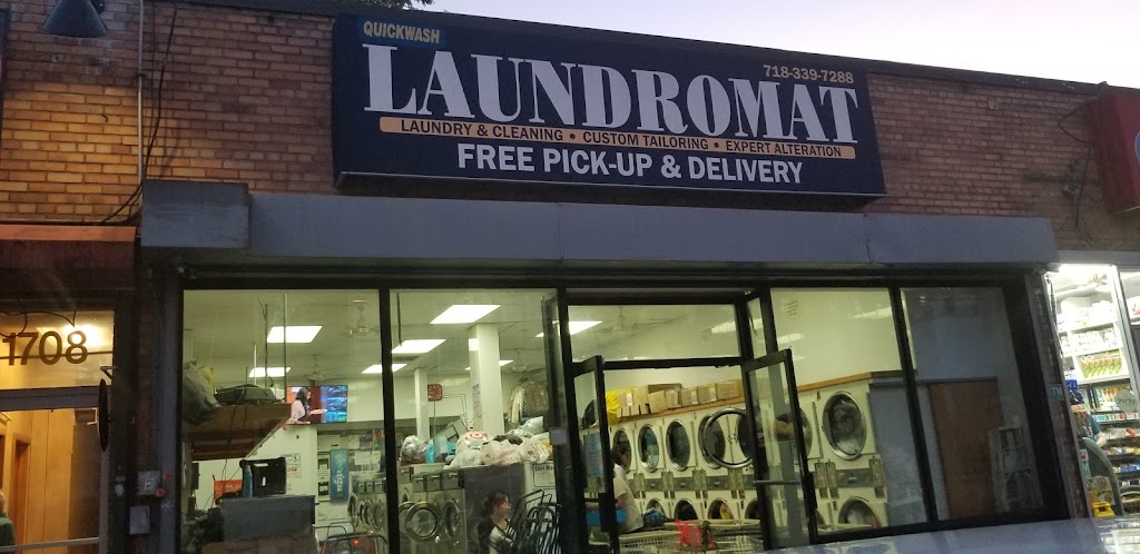 Quickwash Laundromat | 1704 East 16th Street, Brooklyn, NY 11229, USA | Phone: (718) 339-7288