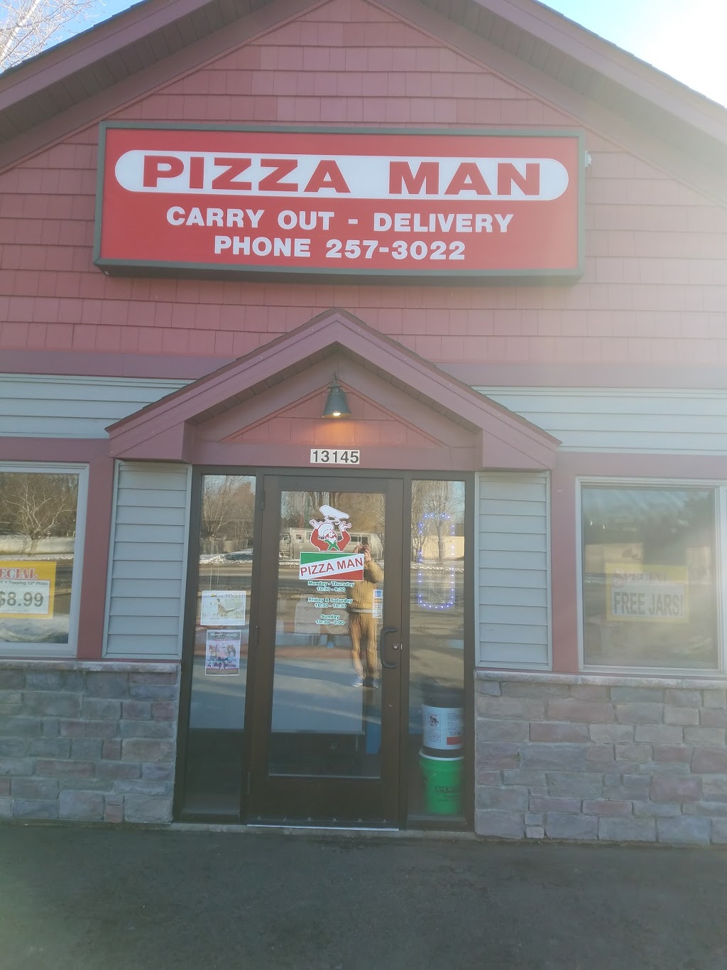 Pizza Man | 13145 St Croix Ave, Lindstrom, MN 55045, USA | Phone: (651) 257-3022