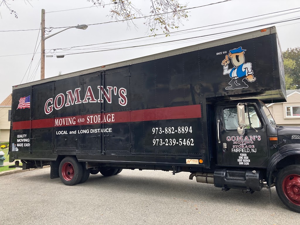 Gomans Moving & Storage | 14 Madison Rd, Fairfield, NJ 07004, USA | Phone: (973) 882-8894