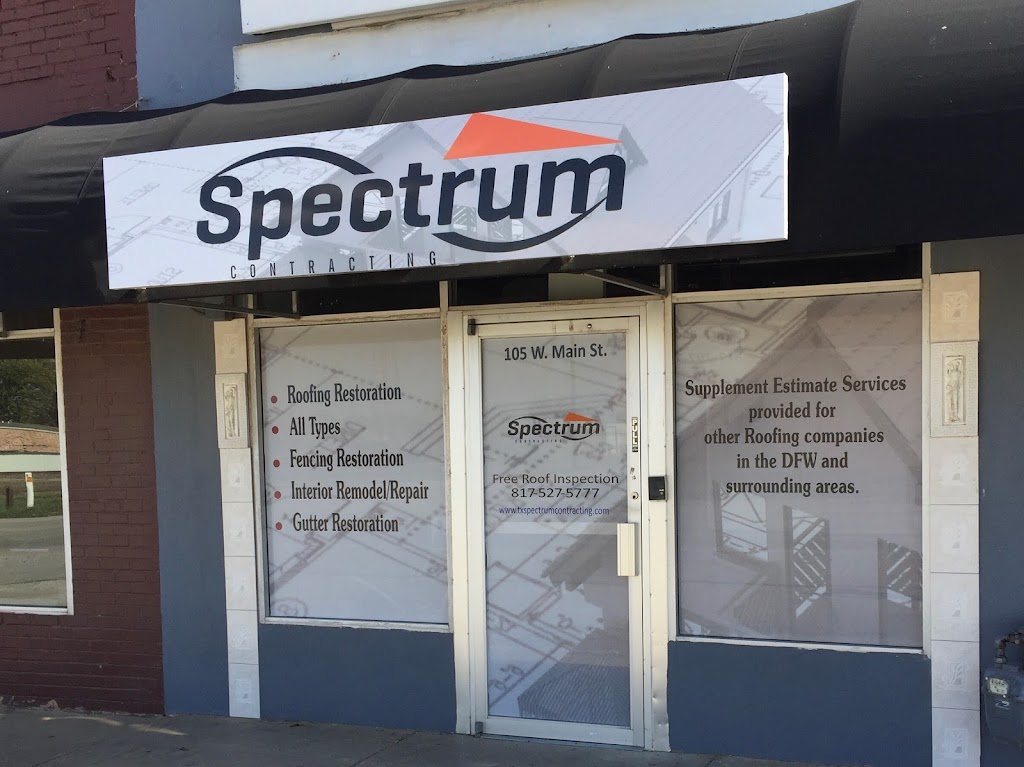 Spectrum Contracting | 105 W Main St, Crowley, TX 76036, USA | Phone: (817) 527-5777