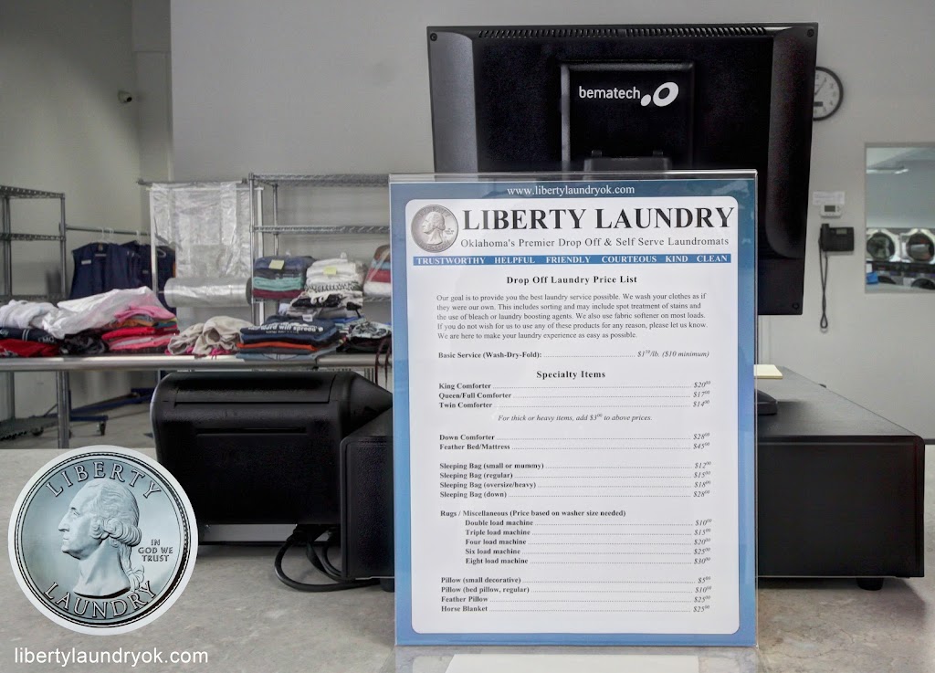 Liberty Laundry - Delaware Store | 8850 S Delaware Ave, Tulsa, OK 74137, USA | Phone: (918) 528-3838