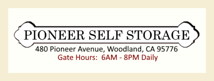 Pioneer Self Storage | 480 Pioneer Ave, Woodland, CA 95776, USA | Phone: (530) 668-8432