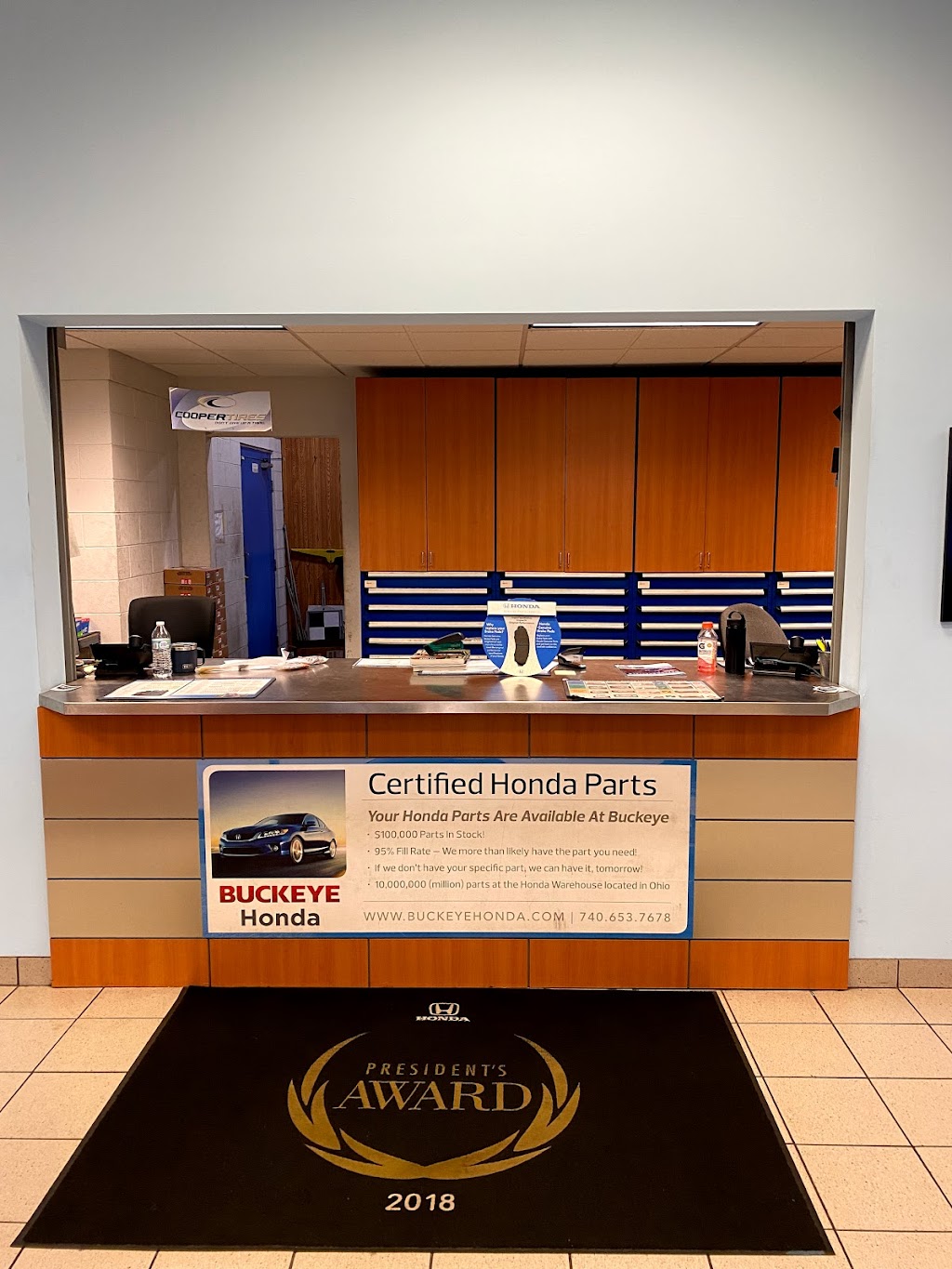 Buckeye Honda Parts Department | 2615 N Memorial Dr, Lancaster, OH 43130, USA | Phone: (740) 653-7678