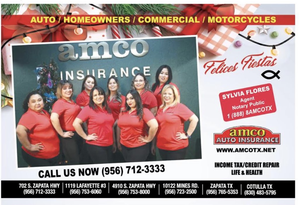 Amco Insurance - Sylvia Flores | 4910 S Zapata Hwy Ste 5, Laredo, TX 78046, USA | Phone: (956) 753-8000