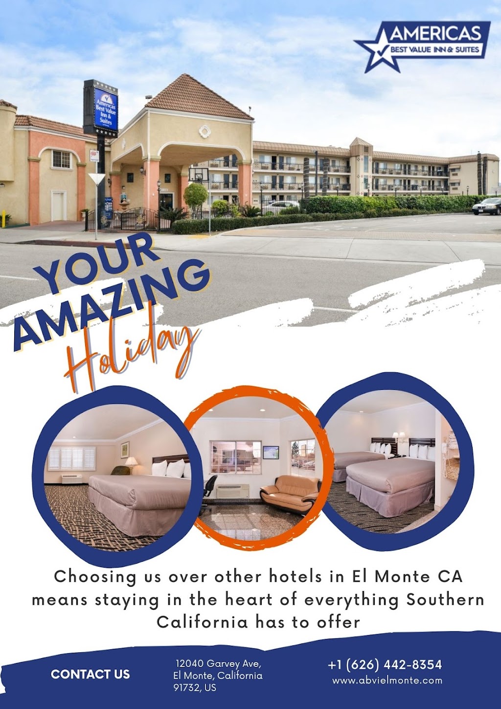 Hotel Heritage El Monte Los Angeles | 12040 Garvey Ave, El Monte, CA 91732, USA | Phone: (626) 442-8354