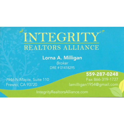 Integrity Realtors Alliance | 708 Ponderosa Way W, Madera, CA 93636, USA | Phone: (559) 287-0248