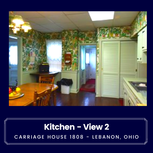 Carriage House 1808 | 229 S Mechanic St, Lebanon, OH 45036, USA | Phone: (614) 562-7717