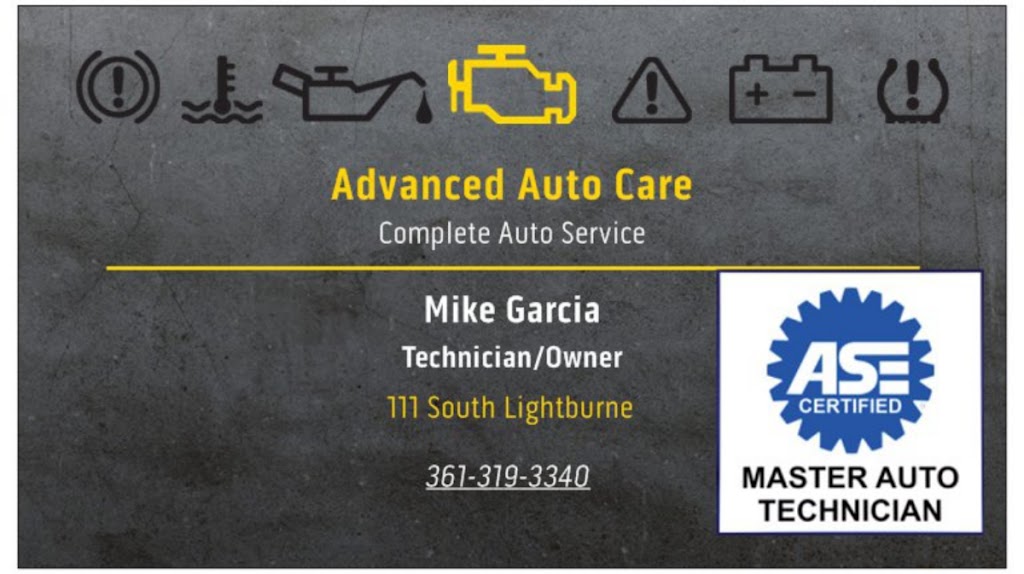 Advanced Auto Care | 111 S Lightburne St, Beeville, TX 78102, USA | Phone: (361) 319-3340