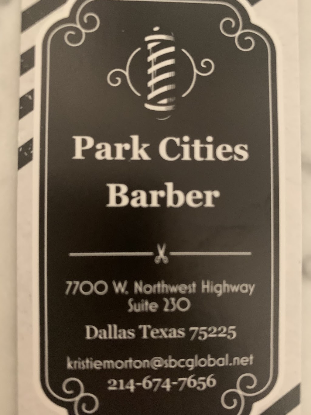 Park Cities Barber | 7700 W Northwest Hwy Suite 720, Dallas, TX 75225, USA | Phone: (214) 674-7656