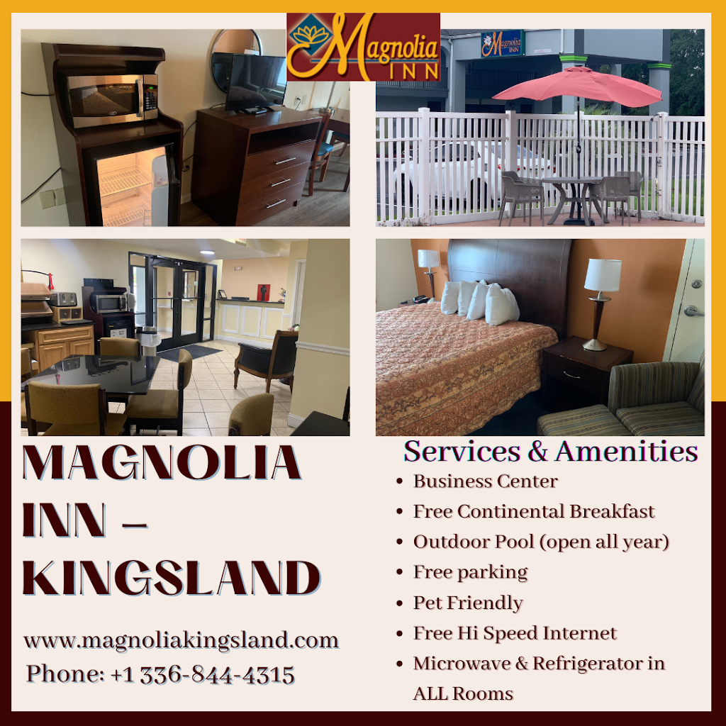 Magnolia Inn - Kingsland, GA | 1325 Hospitality Ave, Kingsland, GA 31548, USA | Phone: (912) 576-4777