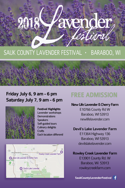 Devils Lake Lavender | S5671 County Rd DL, Baraboo, WI 53913, USA | Phone: (414) 690-5060