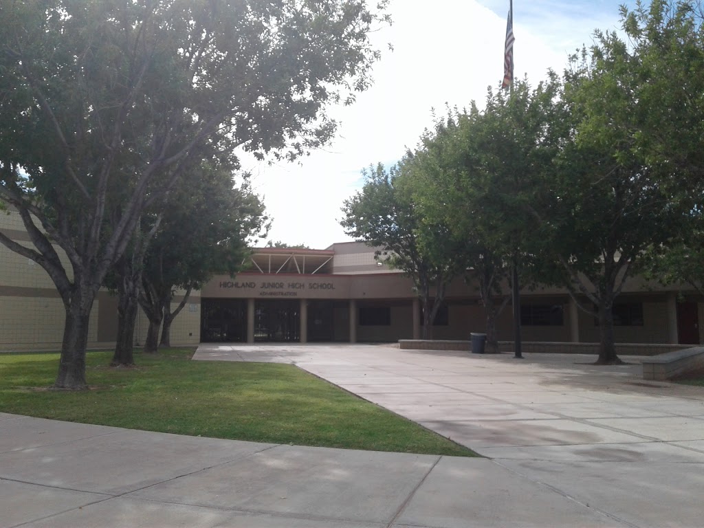 Highland Junior High School | 6915 E Guadalupe Rd, Mesa, AZ 85212, USA | Phone: (480) 632-4739