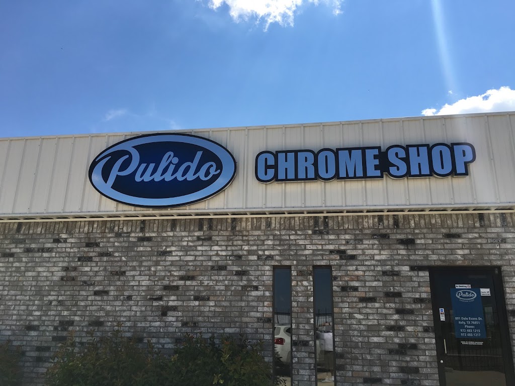 Pulido Chrome Shop | 891 Dale Evans Dr, Italy, TX 76651, USA | Phone: (972) 483-1215