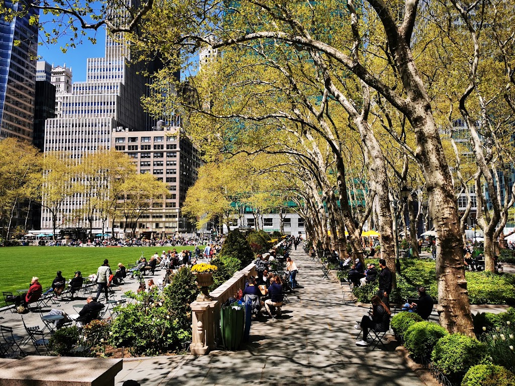 Bryant Park | New York, NY 10018, USA | Phone: (212) 768-4242