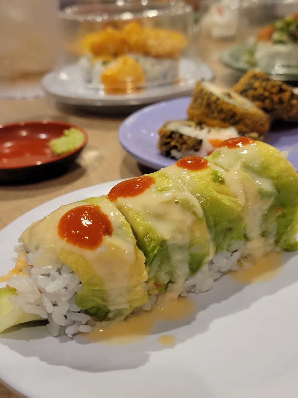 KiKu Revolving Sushi | 8190 W Union Hills Dr #155, Glendale, AZ 85308, USA | Phone: (623) 825-1135