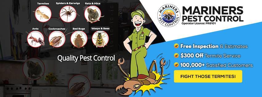 Mariners Pest Control | 20984 Bake Pkwy #102, Lake Forest, CA 92630, USA | Phone: (888) 945-2847