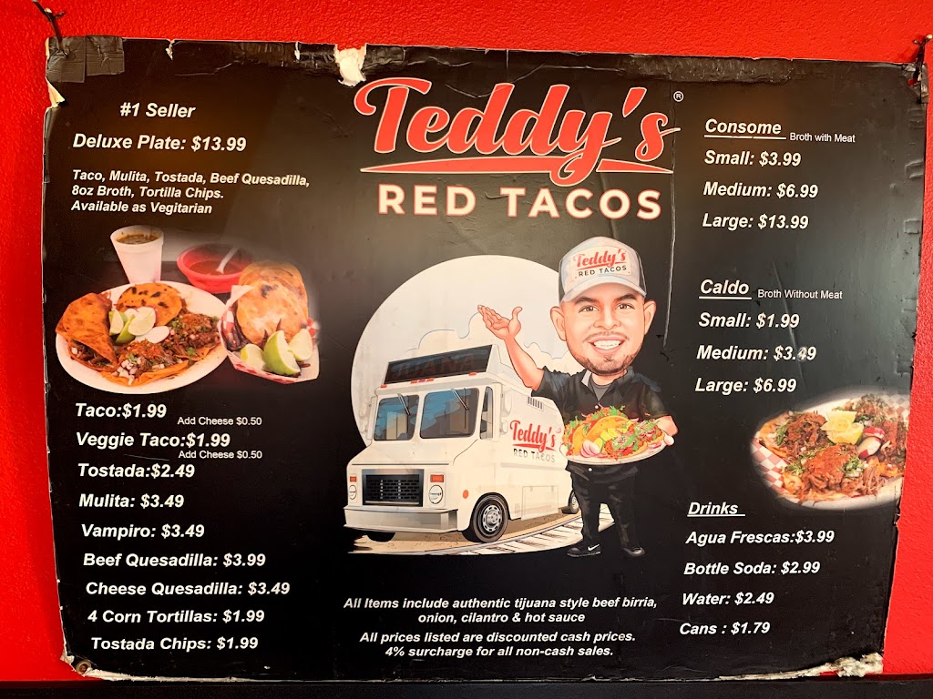 Teddys Red Tacos East LA | 6438 Whittier Blvd, East Los Angeles, CA 90022, USA | Phone: (323) 490-7186