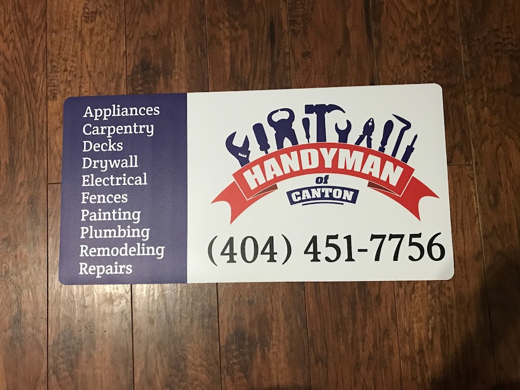 Handyman of Canton | 704 Bedford Trce, Canton, GA 30114, USA | Phone: (404) 451-7756