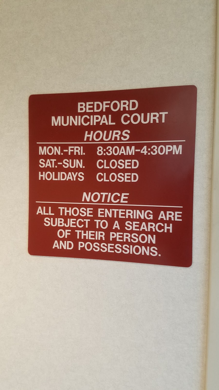 Bedford Municipal Court | 165 Center Rd, Cleveland, OH 44146, USA | Phone: (440) 232-3420