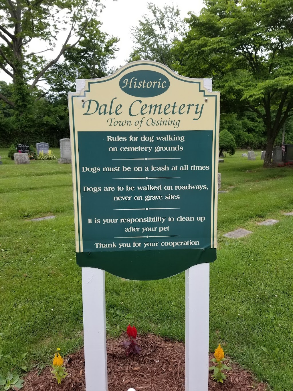 Dale Cemetery | 104 Havell St, Ossining, NY 10562, USA | Phone: (914) 941-1155