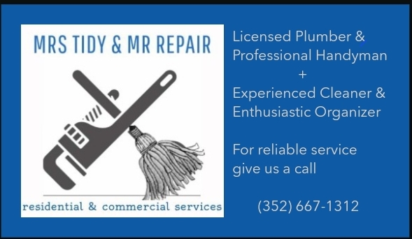 Mrs. Tidy and Mr. Repair | Heather Blvd, Weeki Wachee, FL 34613, USA | Phone: (352) 667-1312