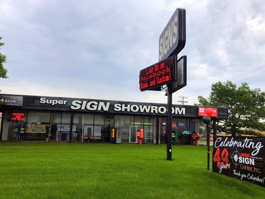 Custom Sign Center Super Sign Showroom | 400 N Wilson Rd, Columbus, OH 43204, USA | Phone: (614) 279-6035