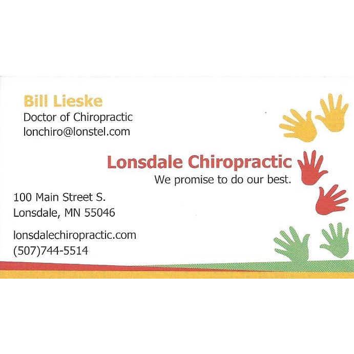 Lonsdale Chiropractic | 100 Main St S, Lonsdale, MN 55046, USA | Phone: (507) 744-5514