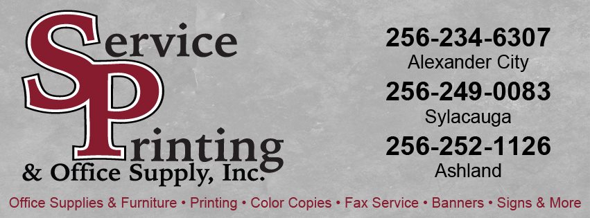 Service Printing & Office Supply | 275 Church St, Alexander City, AL 35010 | Phone: (256) 234-6307