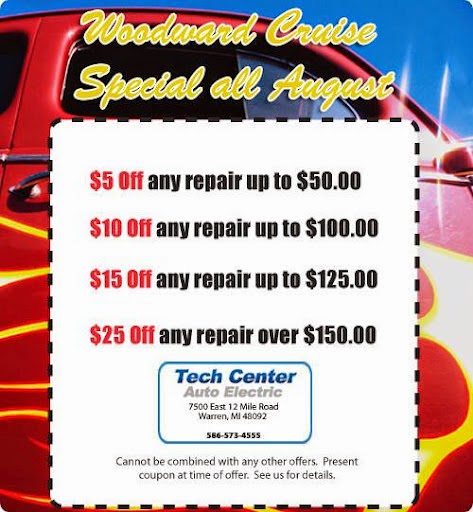 Tech Center Auto Electric | 7500 Twelve Mile Rd, Warren, MI 48092, USA | Phone: (586) 573-4555