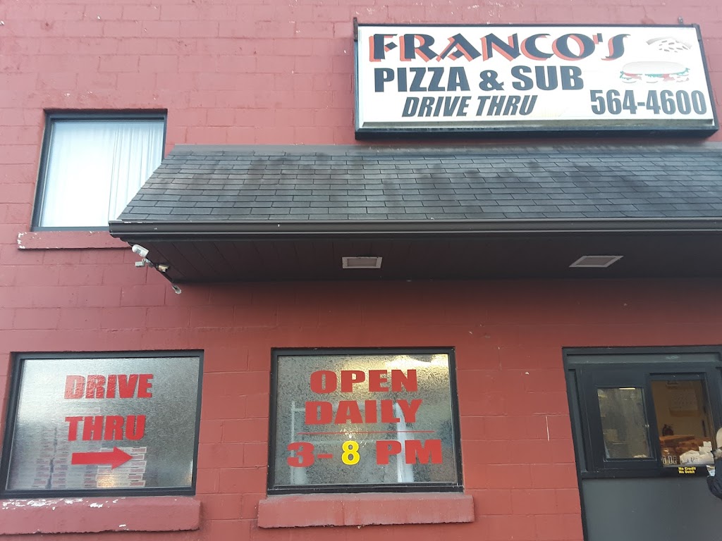 Francos Pizza & Subs | 211 High St, New Manchester, WV 26056, USA | Phone: (304) 564-4600