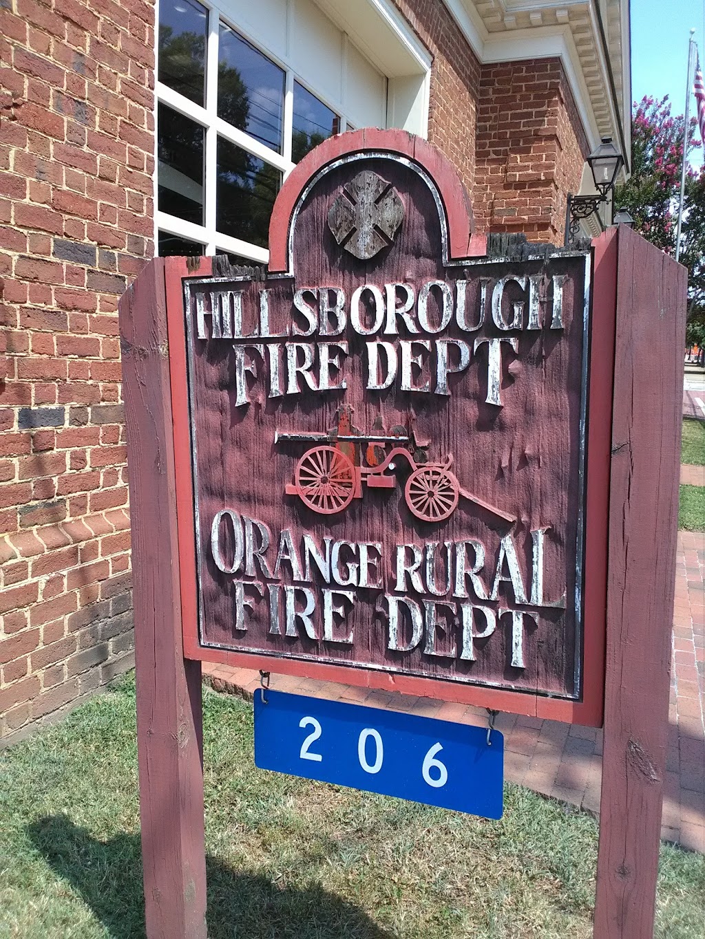 Hillsborough Fire Department | 206 S Churton St, Hillsborough, NC 27278, USA | Phone: (919) 732-7911