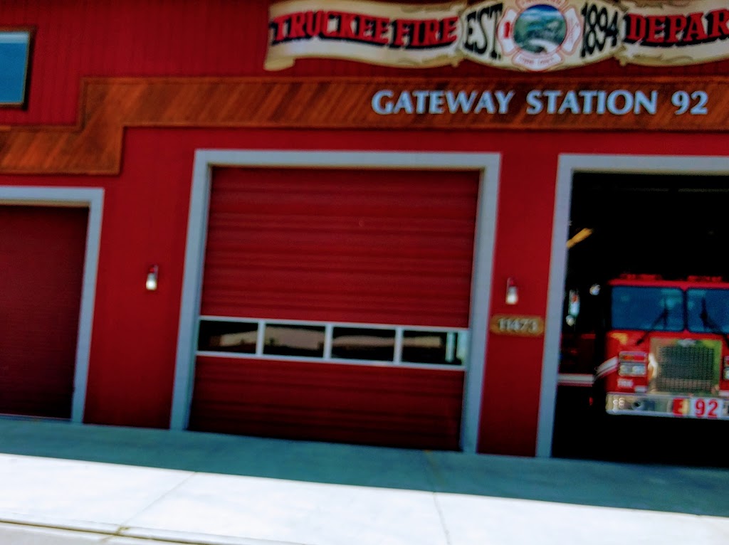 Truckee Fire Protection District Station 92 | 11473 Donner Pass Rd, Truckee, CA 96161, USA | Phone: (530) 582-7850