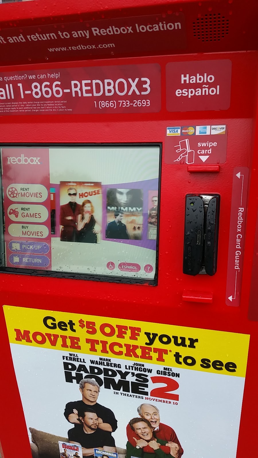 Redbox | 499 Long St, Ashville, OH 43103, USA | Phone: (866) 733-2693