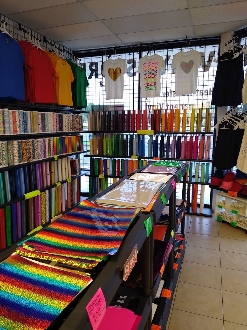 Vinyl and Tulle Supply | 1712-1 Citrus Blvd, Leesburg, FL 34748, USA | Phone: (352) 366-8840