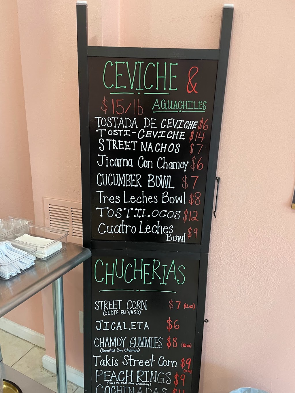 Charrito’s Aguas Frescas Ceviche Y Chucherias 313 S Broadway St 3