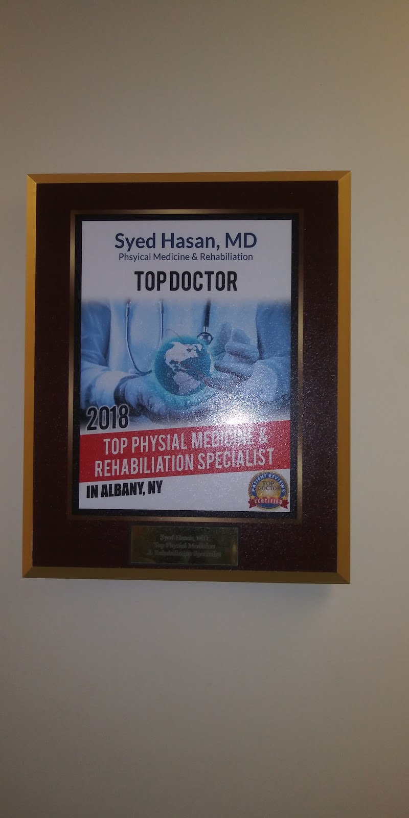 Dr.Syed A. Hasan | 63 Shaker Rd, Albany, NY 12204, USA | Phone: (518) 487-4093