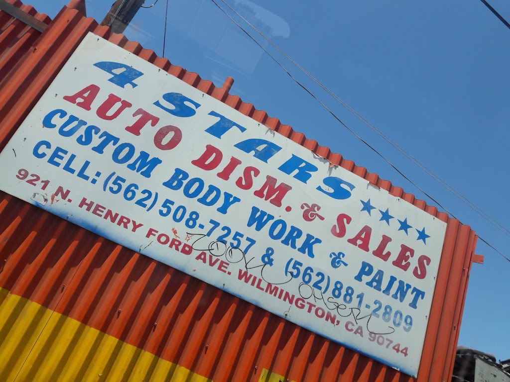 4 Stars Auto Dismantling Sales | 921 N Henry Ford Ave, Wilmington, CA 90744, USA | Phone: (310) 830-3056