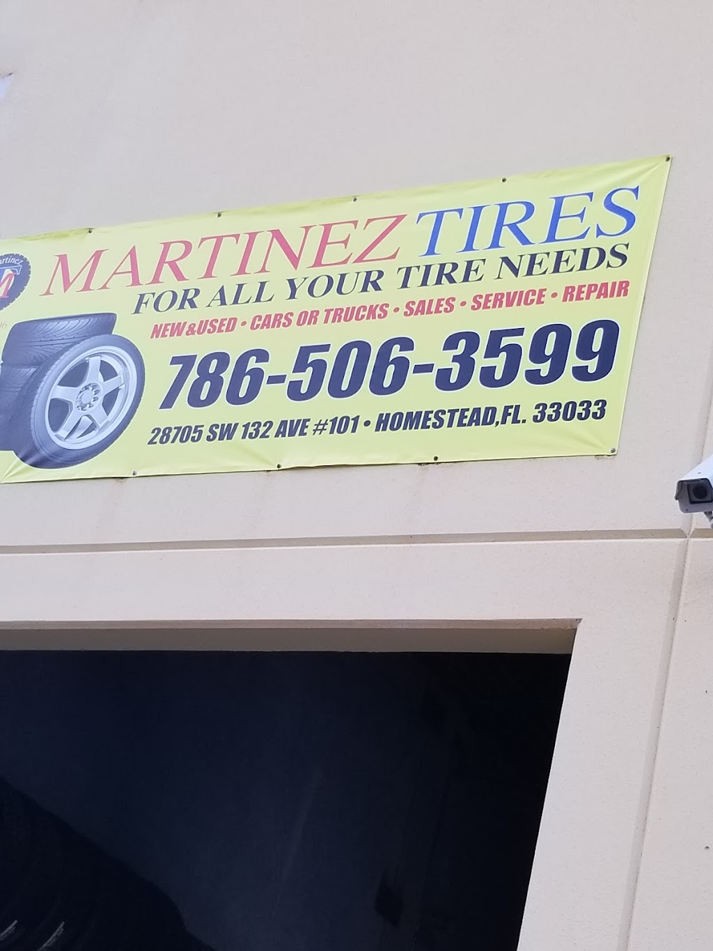 Martinez Tires | 28705 SW 132nd Ave, Homestead, FL 33033 | Phone: (786) 827-1650