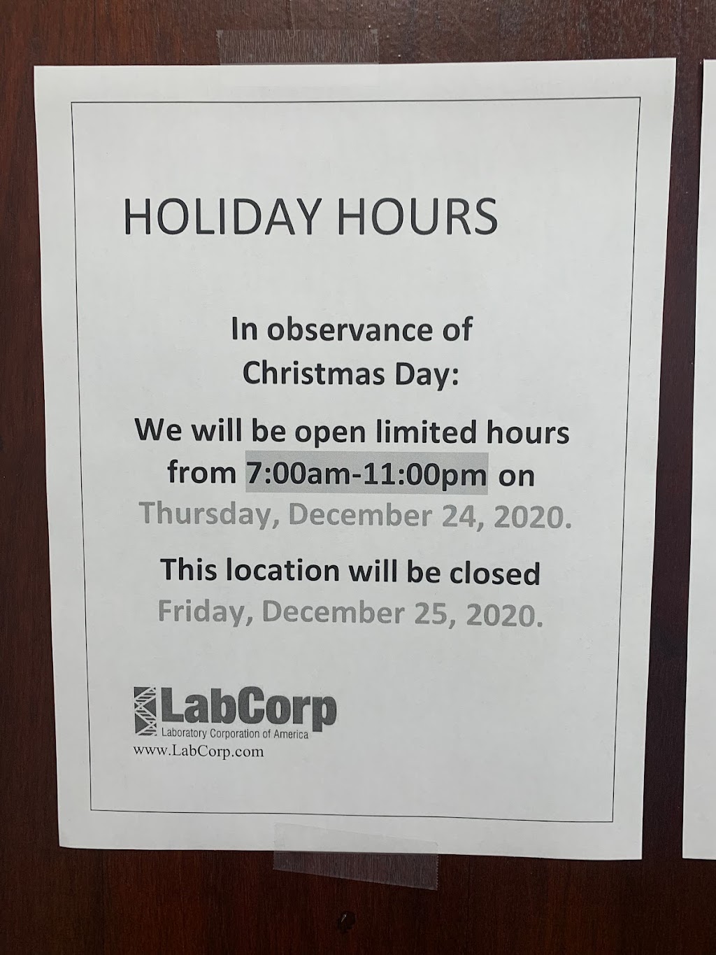 Labcorp | 26691 Plaza Ste 180, Mission Viejo, CA 92691, USA | Phone: (949) 348-6947