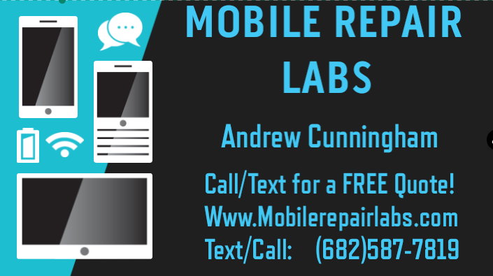 Mobile Repair Labs LLC | 201 Hillside Dr, Kennedale, TX 76060, USA | Phone: (682) 587-7819