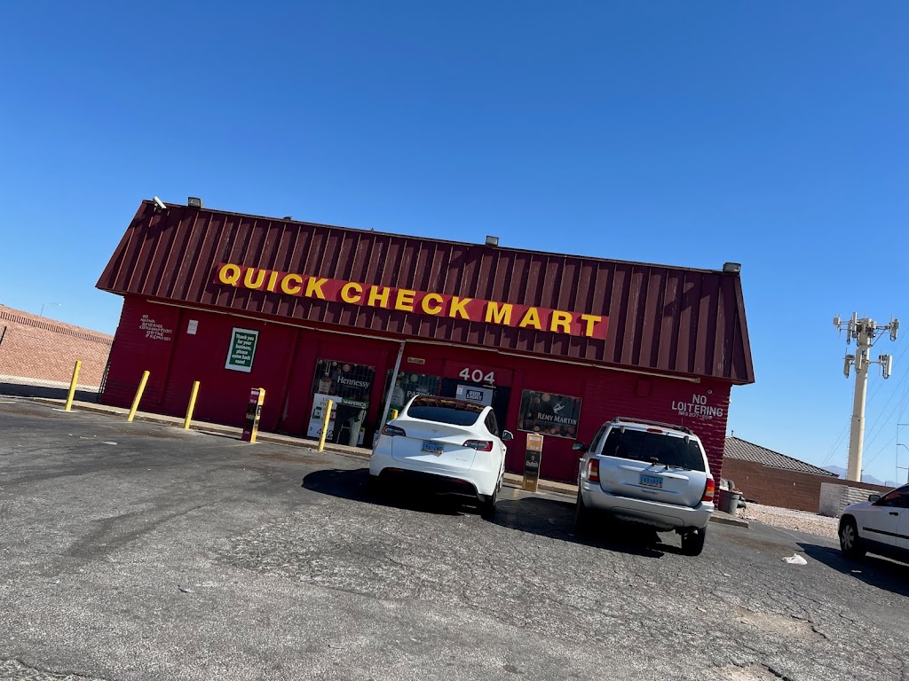 Quick Check Mart | 404 W Carey Ave, North Las Vegas, NV 89030, USA | Phone: (702) 649-1600