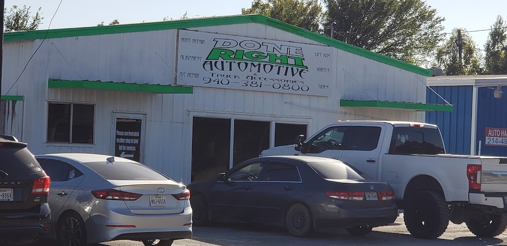 Done Right Automotive | 3326 E University Dr, Denton, TX 76208, USA | Phone: (940) 381-0800