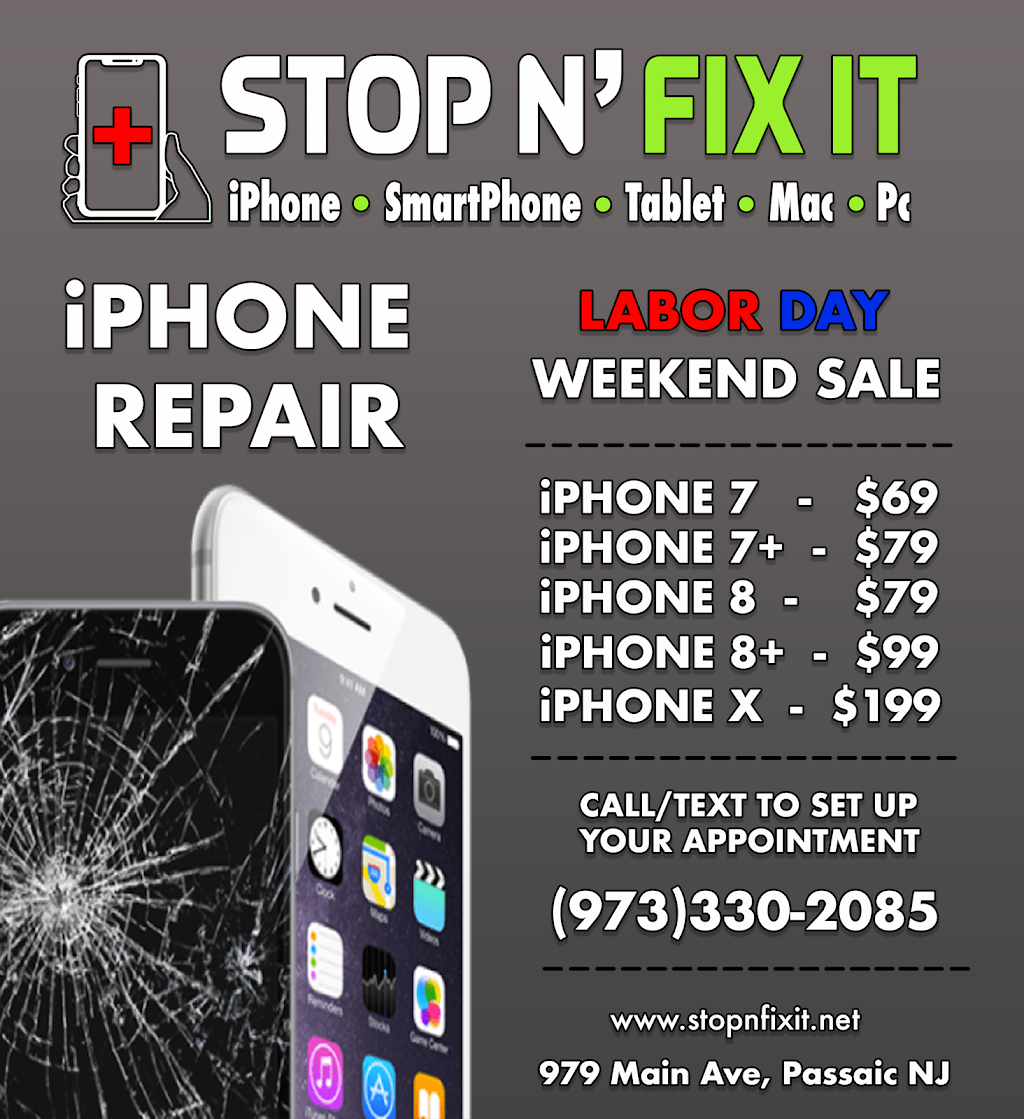 Stop N Fix It | 69 Madeline Ave Ave, Clifton, NJ 07011, USA | Phone: (973) 330-2085