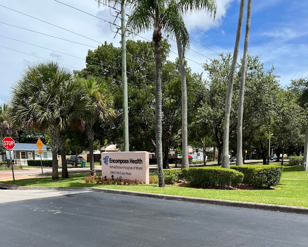 Encompass Health Rehabilitation Hospital of Miami | 20601 Old Cutler Rd, Miami, FL 33189, USA | Phone: (305) 251-3800