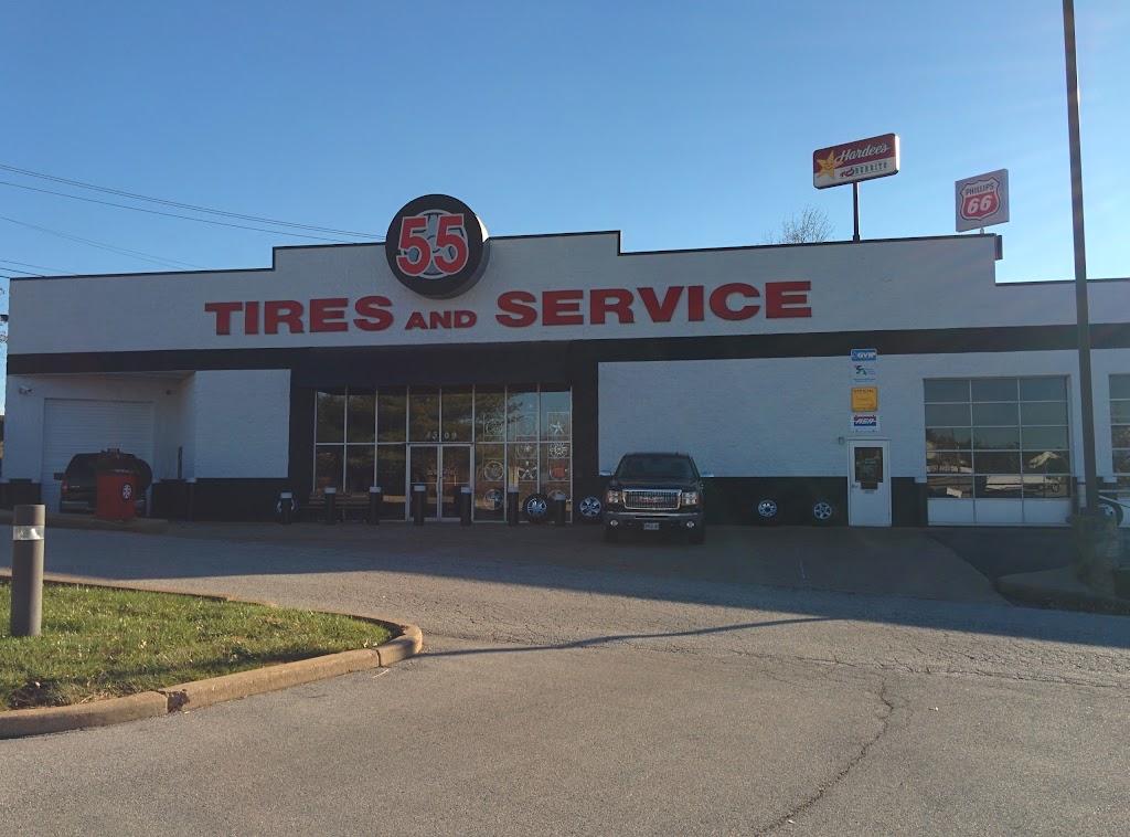 55 TIRES AND SERVICE | 4309 Butler Hill Rd, St. Louis, MO 63128, USA | Phone: (314) 416-8155